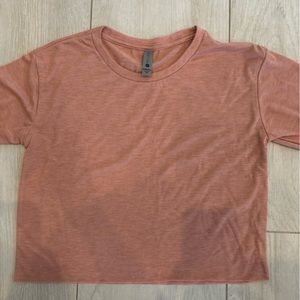 Women’s desert, pink cropped, body with relaxed fit crop tea